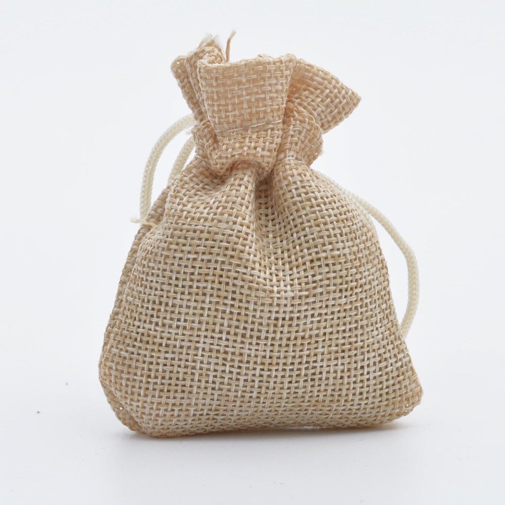 Manufacturers Wholesale Drawstring Linen Bag Mini Rope Linen Jewelry Packaging Gift Bag Bundle Mouth Small Cloth Bag | Luxury Home Accessories | Heulog Glow