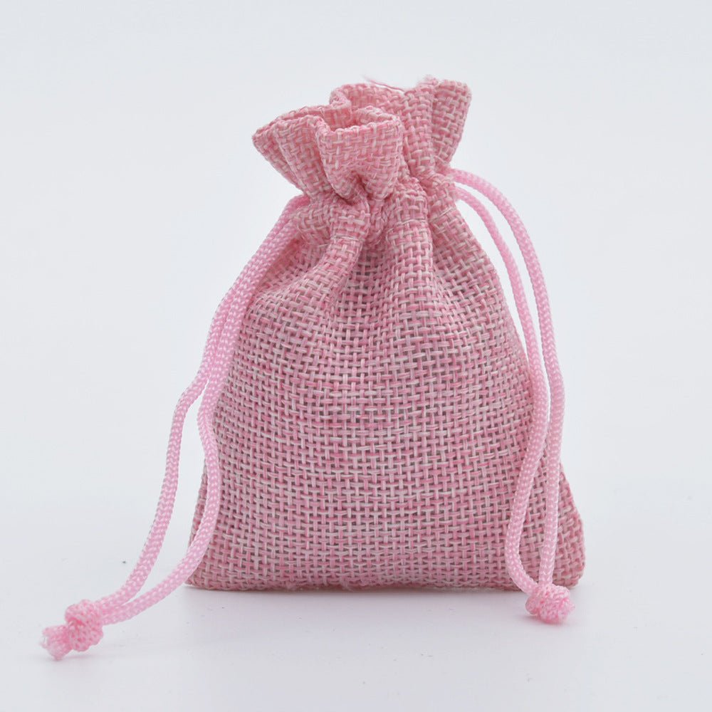 Manufacturers Wholesale Drawstring Linen Bag Mini Rope Linen Jewelry Packaging Gift Bag Bundle Mouth Small Cloth Bag | Luxury Home Accessories | Heulog Glow