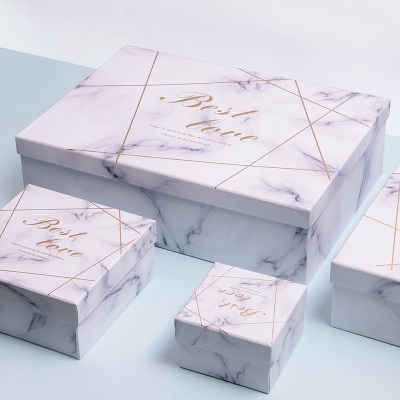 Marbled Valentine's Day Gift Box | Luxury Home Accessories | Heulog Glow