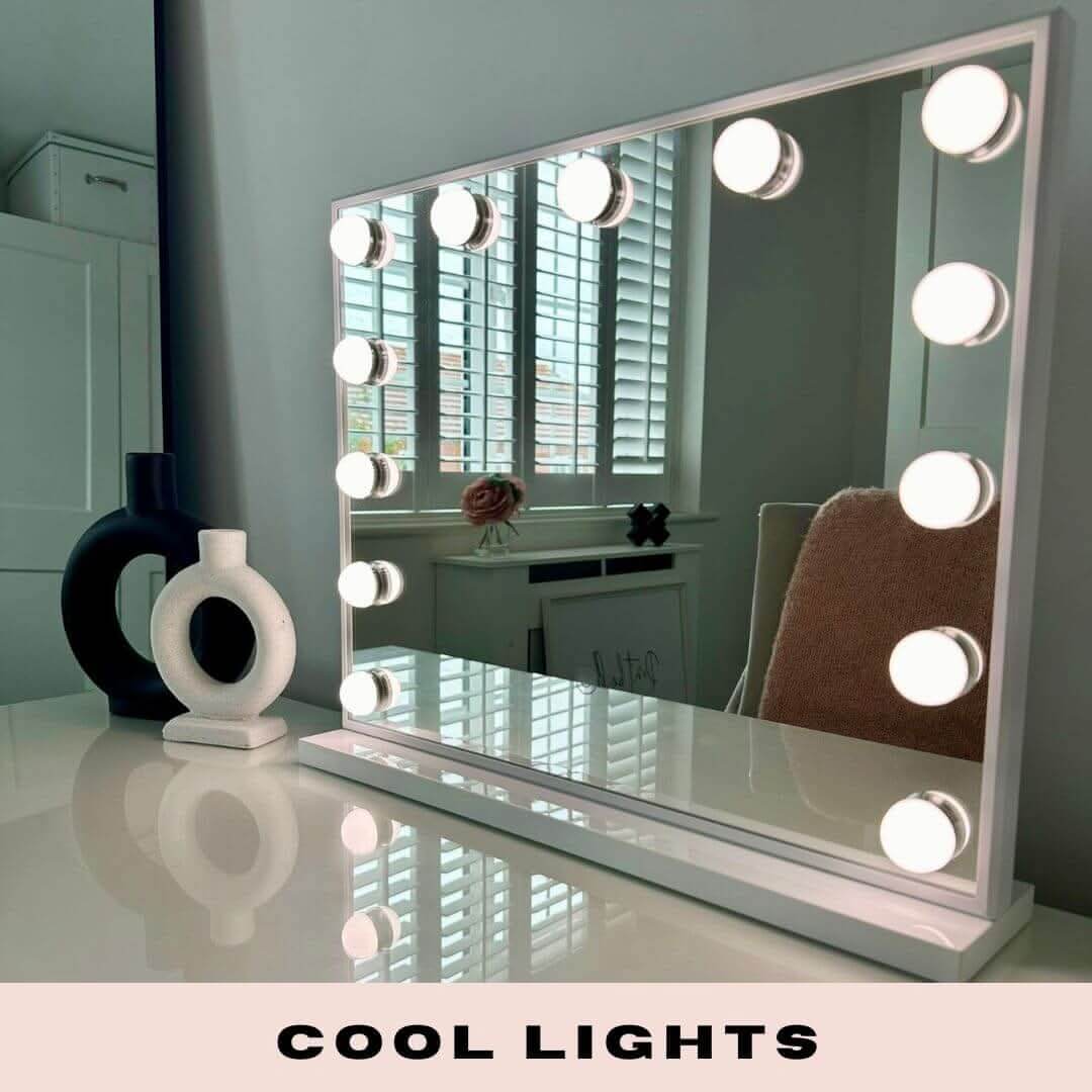 Margot Small Hollywood Mirror 50x42cm | Luxury Home Accessories | Heulog Glow