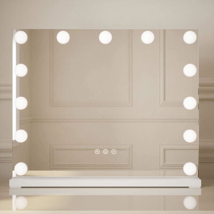 Margot Small Hollywood Mirror 50x42cm | Luxury Home Accessories | Heulog Glow