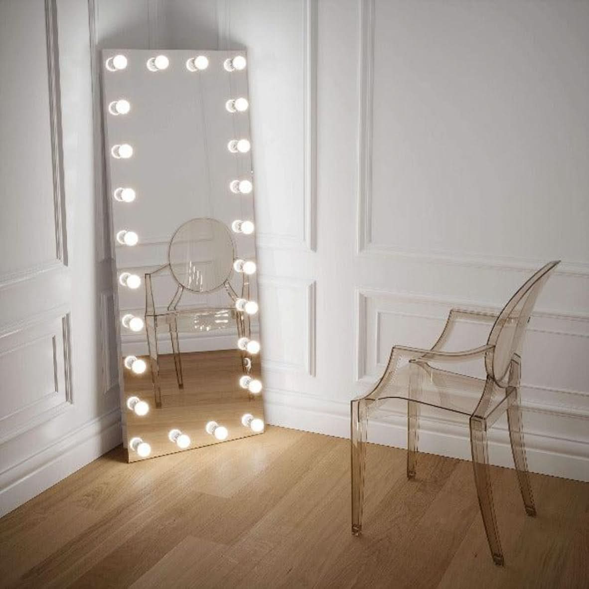 Mariah Full Length Hollywood Mirror 160x60cm | Luxury Home Accessories | Heulog Glow