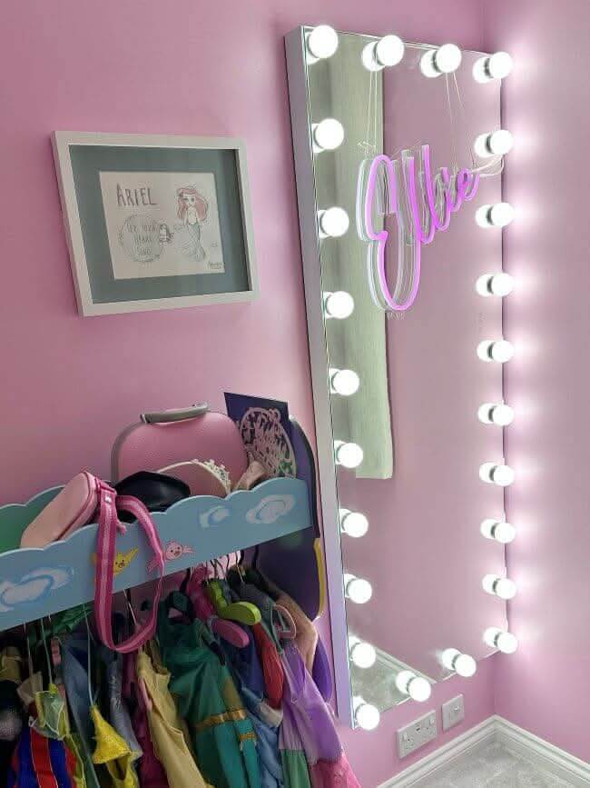 Mariah Full Length Hollywood Mirror 160x60cm | Luxury Home Accessories | Heulog Glow