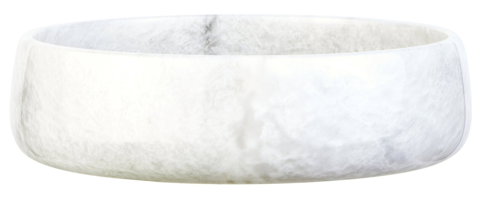 Marmore Round White Marble Bowl | Luxury Home Accessories | Heulog Glow