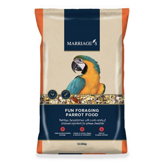 Marriages Fun Foraging Parrot Food 12.55kg | Luxury Home Accessories | Heulog Glow