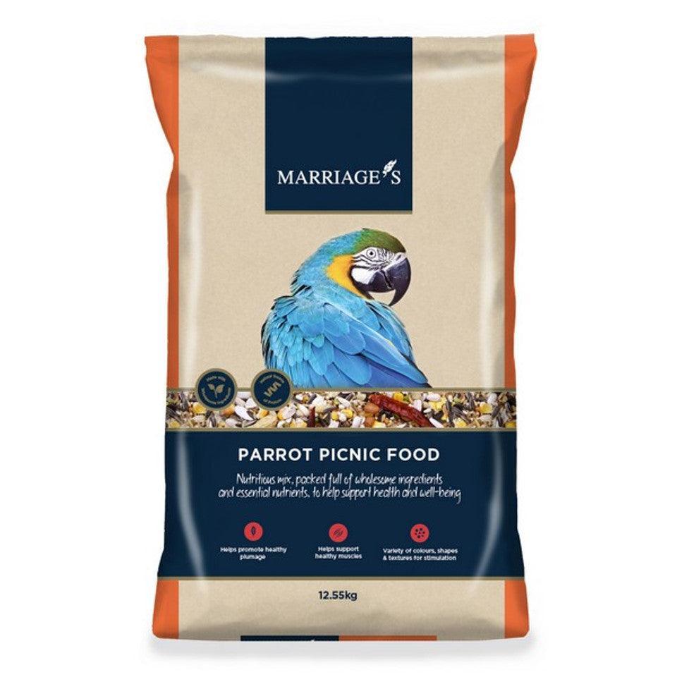 Marriages Parrot Picnic Food 12.55Kg | Luxury Home Accessories | Heulog Glow