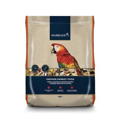 Marriages Premier Parrot Food 2Kg | Luxury Home Accessories | Heulog Glow