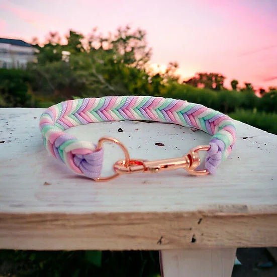 Marshmallow - Handmade Paracord Dog Collar | Luxury Home Accessories | Heulog Glow