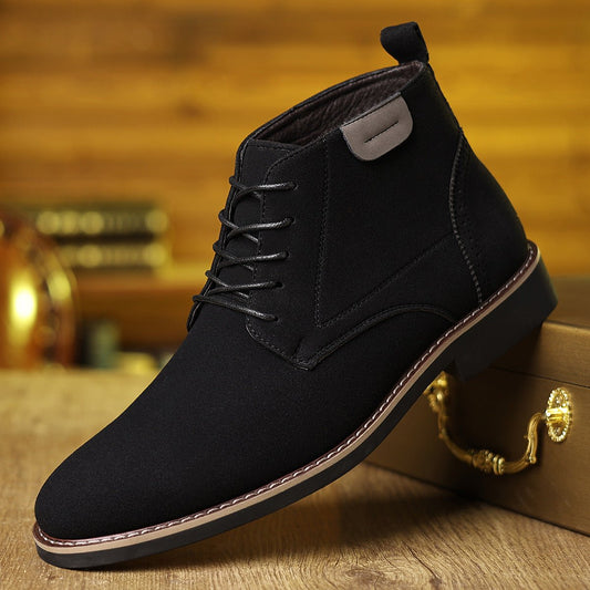 Martin Boots Men's British Style High-top Leather Shoes | Luxury Home Accessories | Heulog Glow