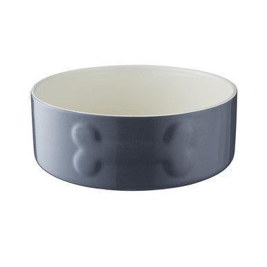Mason Cash Colour Mix Grey Dog Bowl 20cm | Luxury Home Accessories | Heulog Glow