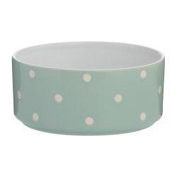 Mason Cash Polka Dot Sage Bowl | Luxury Home Accessories | Heulog Glow