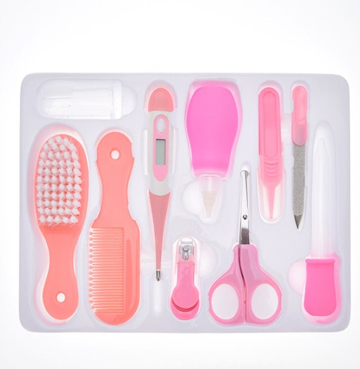Maternal and Infant Thermometer Feeding Nasal Nasal Care 10 Piece Set Baby Manicure Clamp Nail Clipper Set | Luxury Home Accessories | Heulog Glow