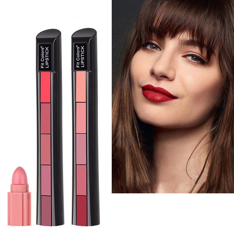 Matte 5-color Lipstick Set Velvet Lip Stick Non-stick Lip Gloss Long Lasting Waterproof Sexy Red Lipstick | Luxury Home Accessories | Heulog Glow