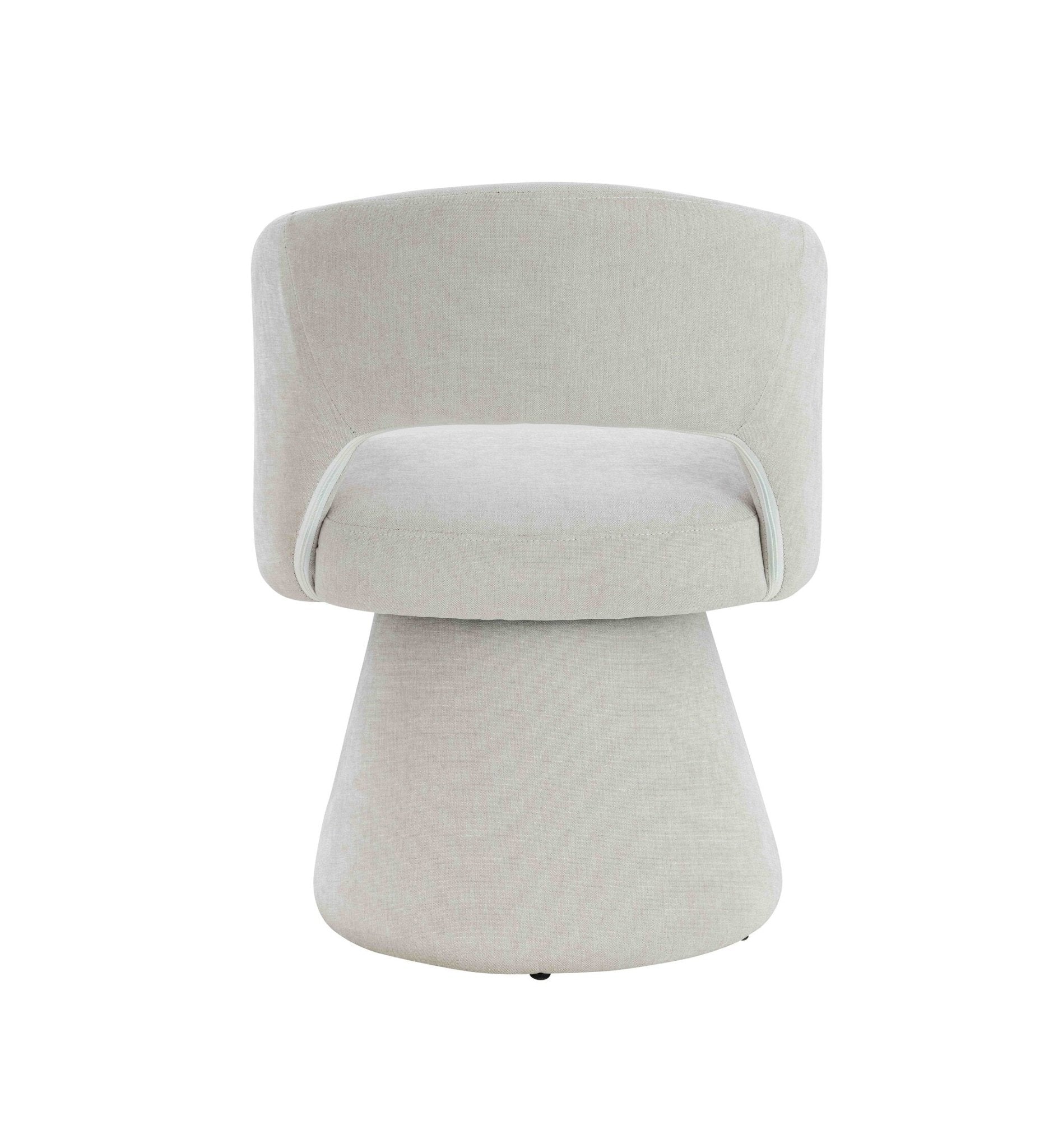 Maxwell Textured Beige Fabric Curved Accent Dining Chair | Luxury Home Accessories | Heulog Glow