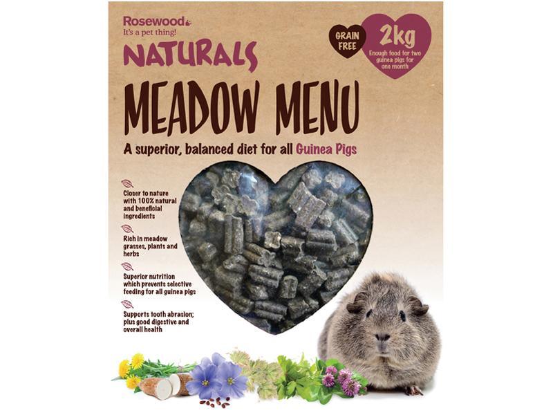 Meadow Menu Guinea Pig 2kg | Luxury Home Accessories | Heulog Glow