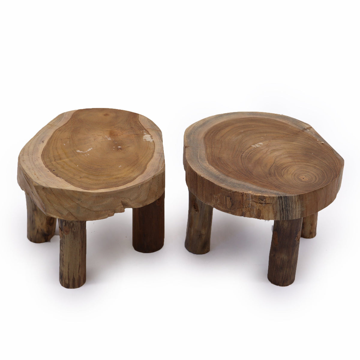 Med Teak Pad Display - 27x15cm | Luxury Home Accessories | Heulog Glow