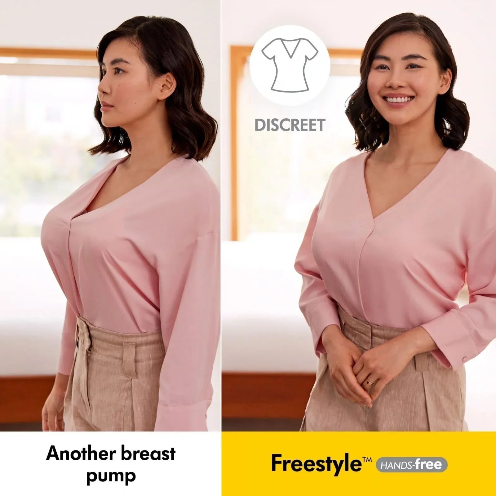 Medela Freestyle Hands-Free Double Electric Breast Pump | Luxury Home Accessories | Heulog Glow