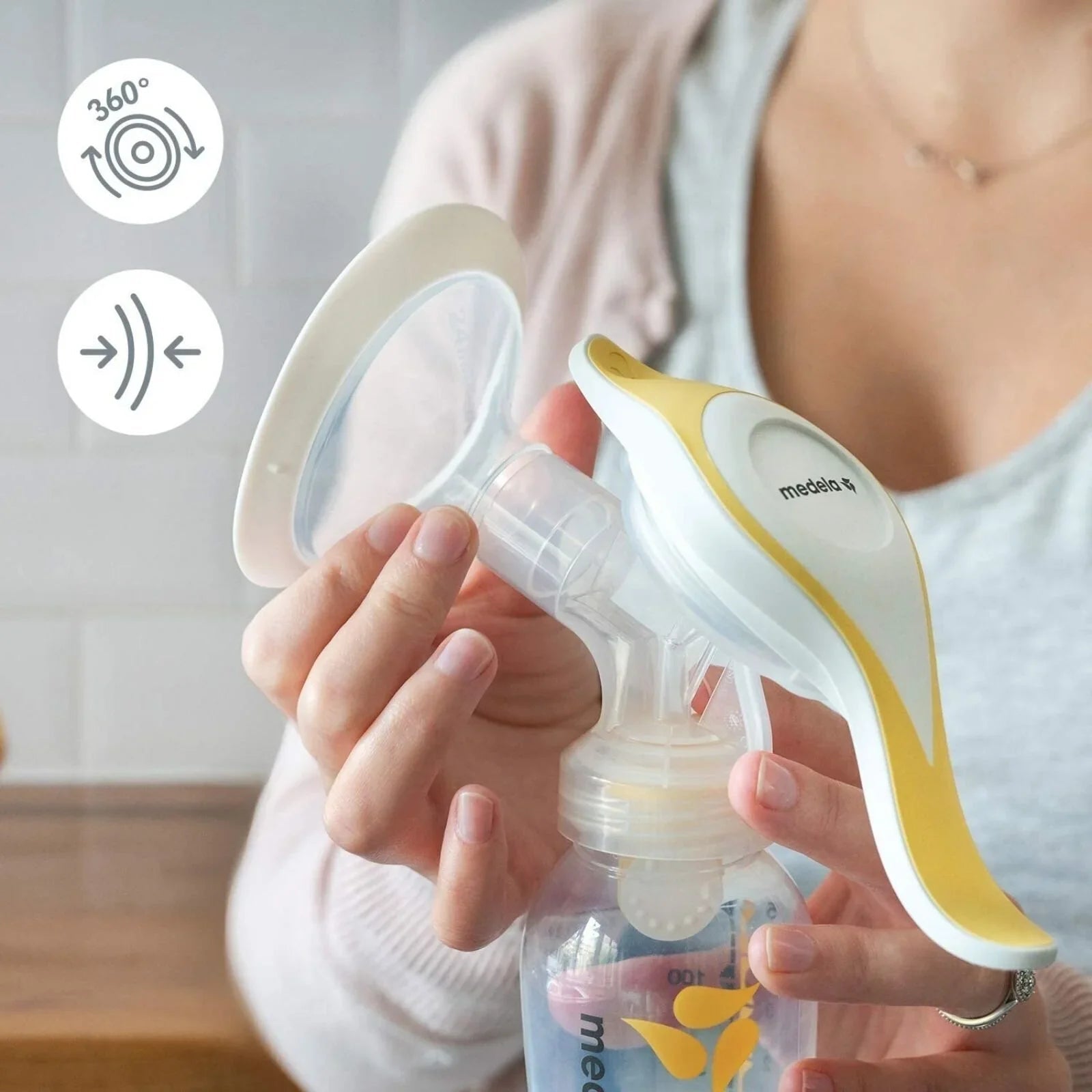 Medela Harmony Manual Breast Pump | Luxury Home Accessories | Heulog Glow