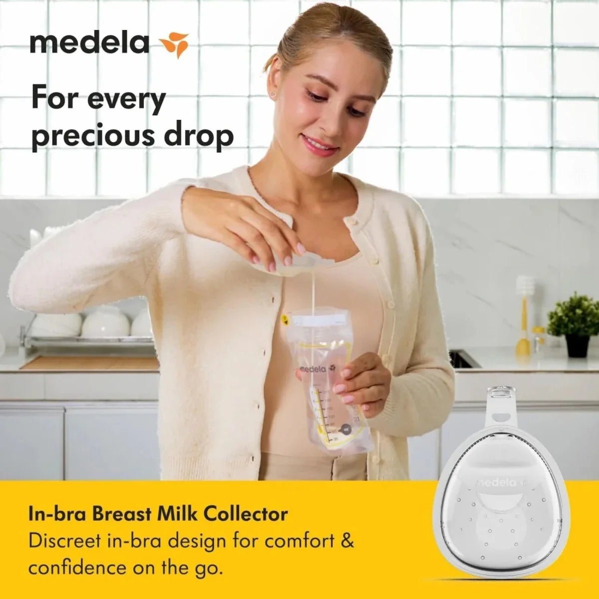 Medela InBra Breastmilk Collector Pack of 2 | Luxury Home Accessories | Heulog Glow