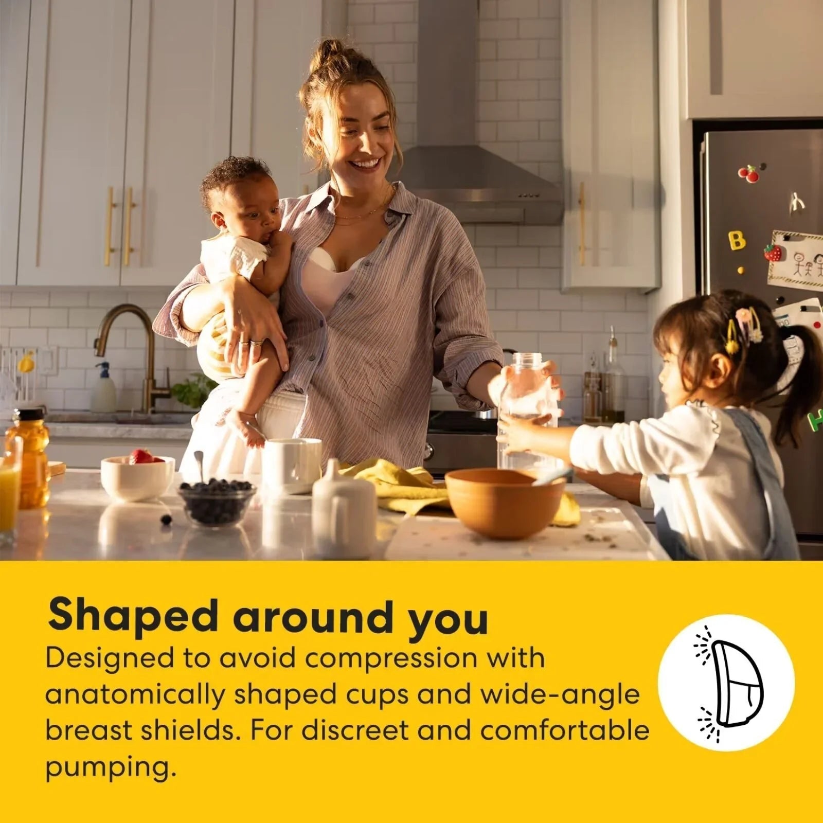 Medela Motion InBra Double Electric Wearable Breast Pump | Luxury Home Accessories | Heulog Glow