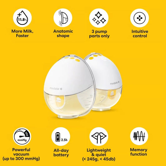 Medela Motion InBra Double Electric Wearable Breast Pump | Luxury Home Accessories | Heulog Glow