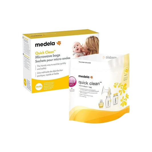 Medela Quick Clean Micro-Steam Bags Pack of 5 | Luxury Home Accessories | Heulog Glow