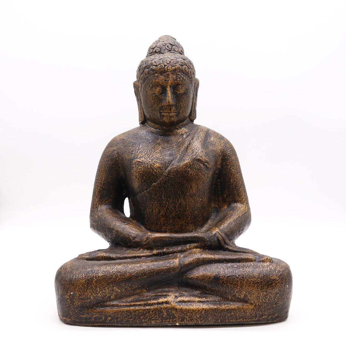 Medium Buddha Classic Antique Gold - 0.5m | Luxury Home Accessories | Heulog Glow