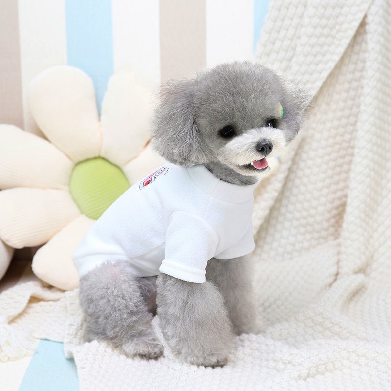 Medium-sized Dog Restaurant Two-legged Fleece Pet Clothes | Luxury Home Accessories | Heulog Glow