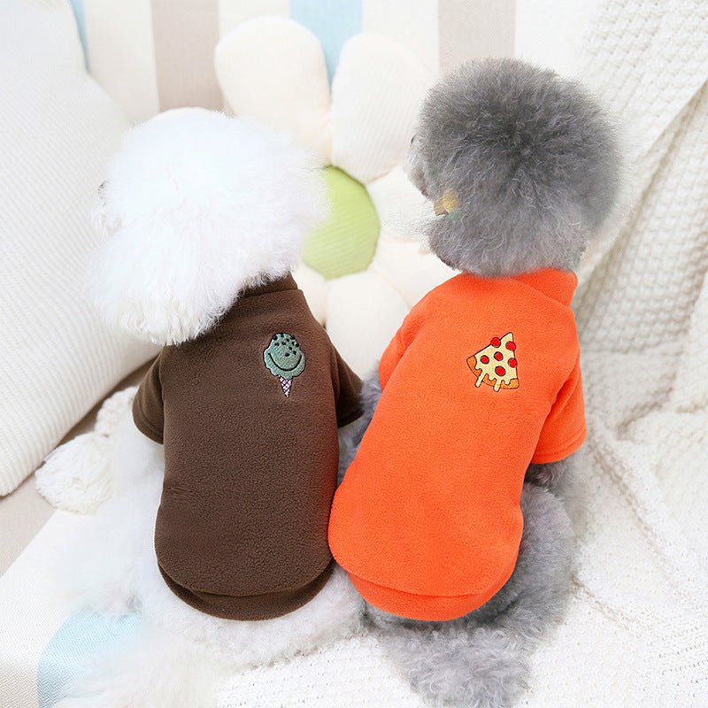 Medium-sized Dog Restaurant Two-legged Fleece Pet Clothes | Luxury Home Accessories | Heulog Glow