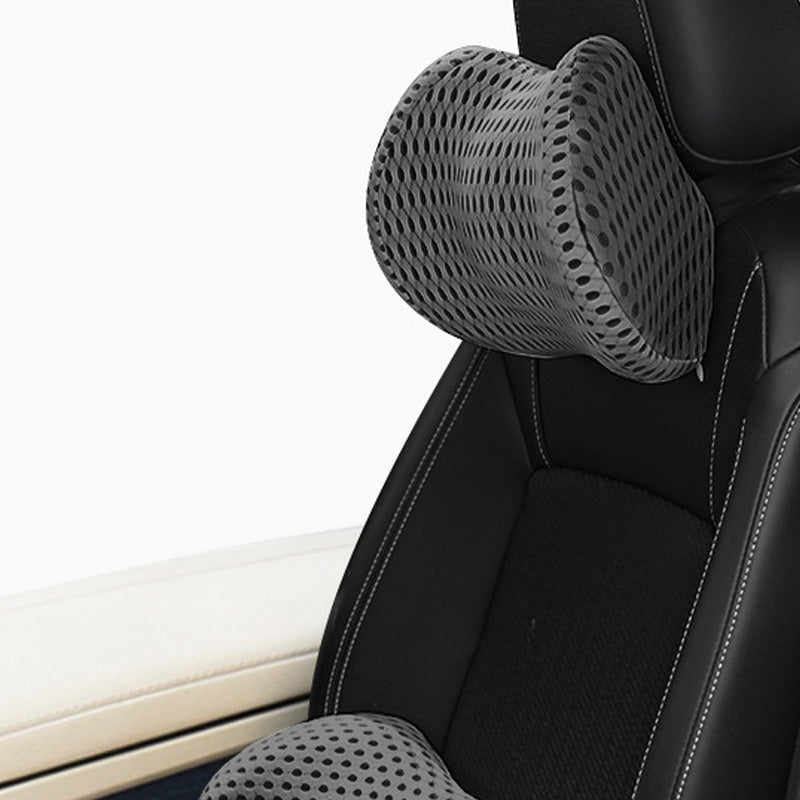 Memory Foam Car Headrest Lumbar Support Set | Luxury Home Accessories | Heulog Glow