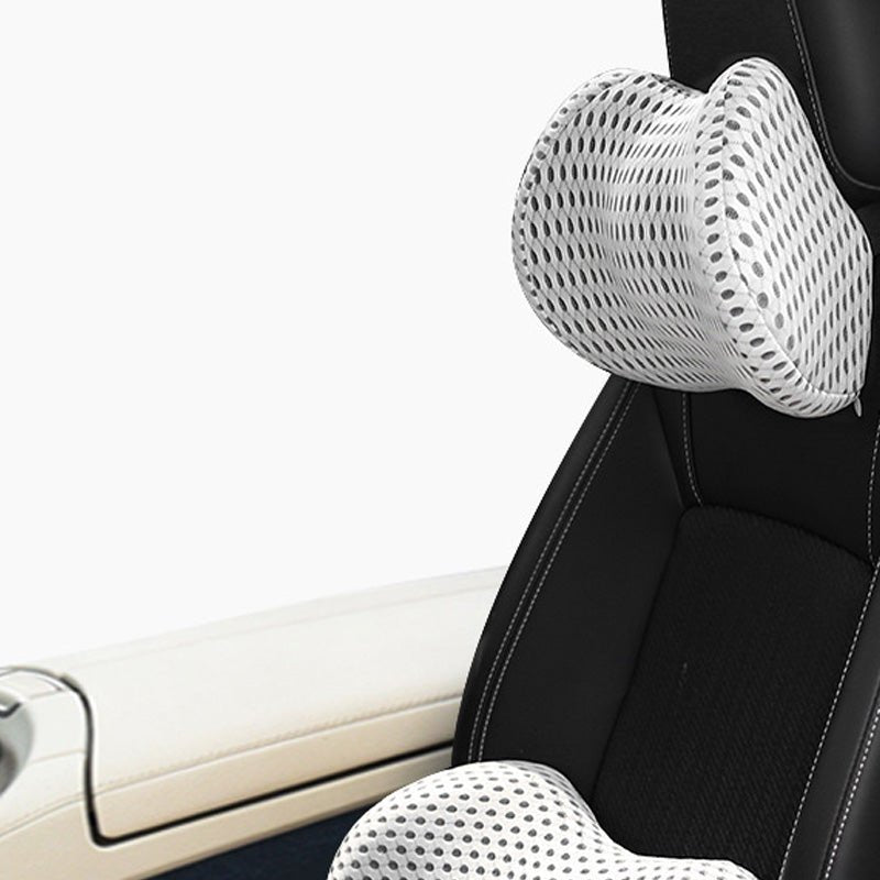 Memory Foam Car Headrest Lumbar Support Set | Luxury Home Accessories | Heulog Glow
