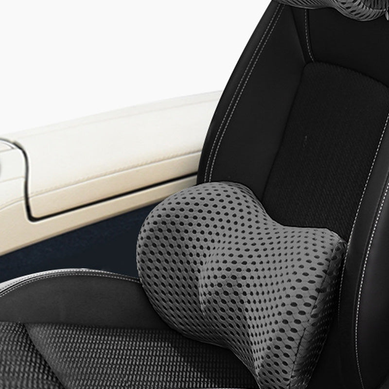 Memory Foam Car Headrest Lumbar Support Set | Luxury Home Accessories | Heulog Glow