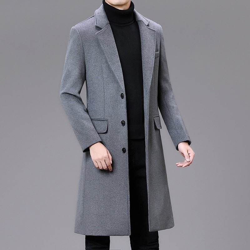 Men Casual Plus Cotton Long Coat | Luxury Home Accessories | Heulog Glow
