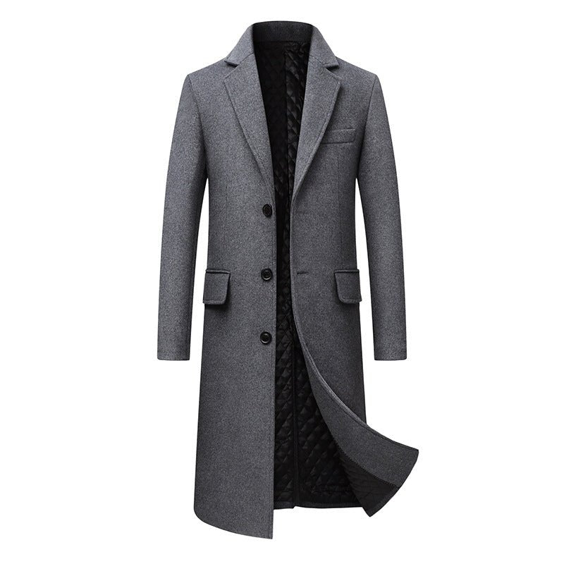 Men Casual Plus Cotton Long Coat | Luxury Home Accessories | Heulog Glow