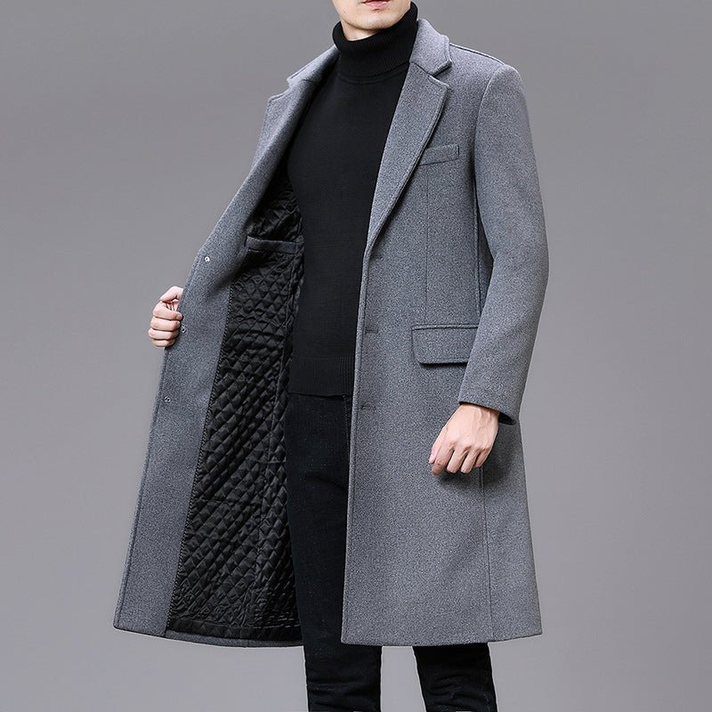 Men Casual Plus Cotton Long Coat | Luxury Home Accessories | Heulog Glow