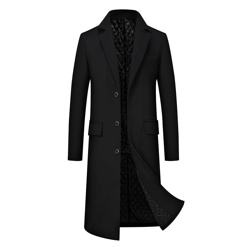 Men Casual Plus Cotton Long Coat | Luxury Home Accessories | Heulog Glow