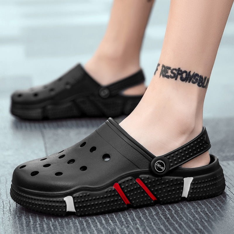 Men Sandals Summer Hole Shoes Beach Slippers | Luxury Home Accessories | Heulog Glow