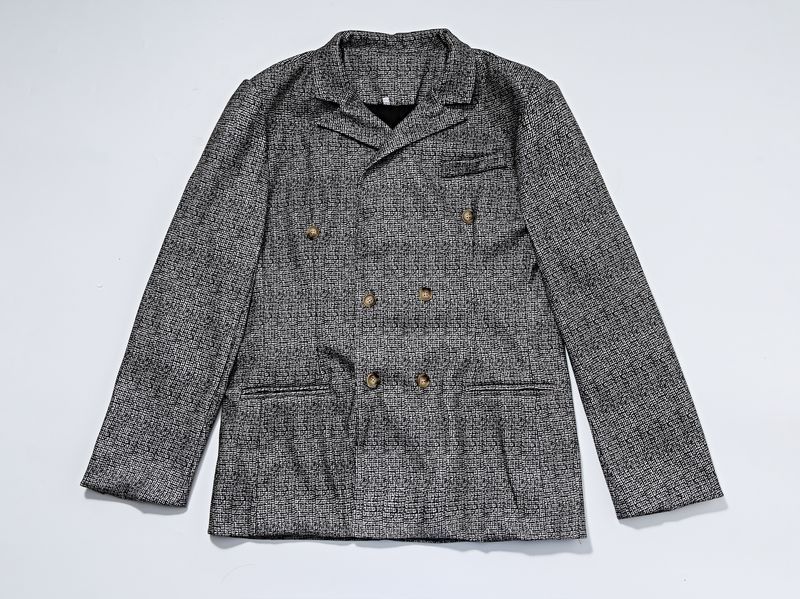 Men's Blazers Slim Fit Plaid Suits Jackets Male Long Sleeve Double-breasted Outerwear Business Casual Coats | Luxury Home Accessories | Heulog Glow