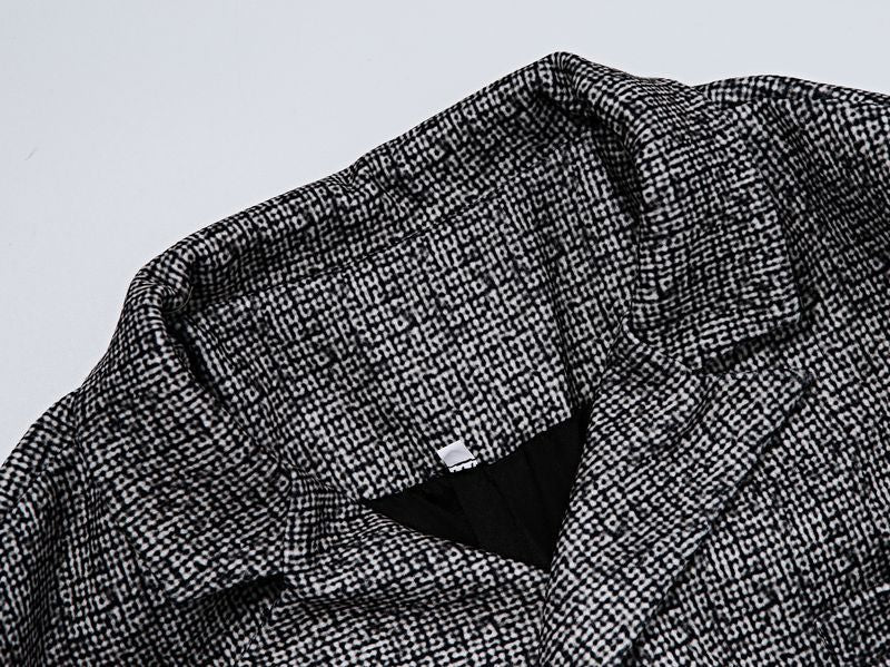 Men's Blazers Slim Fit Plaid Suits Jackets Male Long Sleeve Double-breasted Outerwear Business Casual Coats | Luxury Home Accessories | Heulog Glow