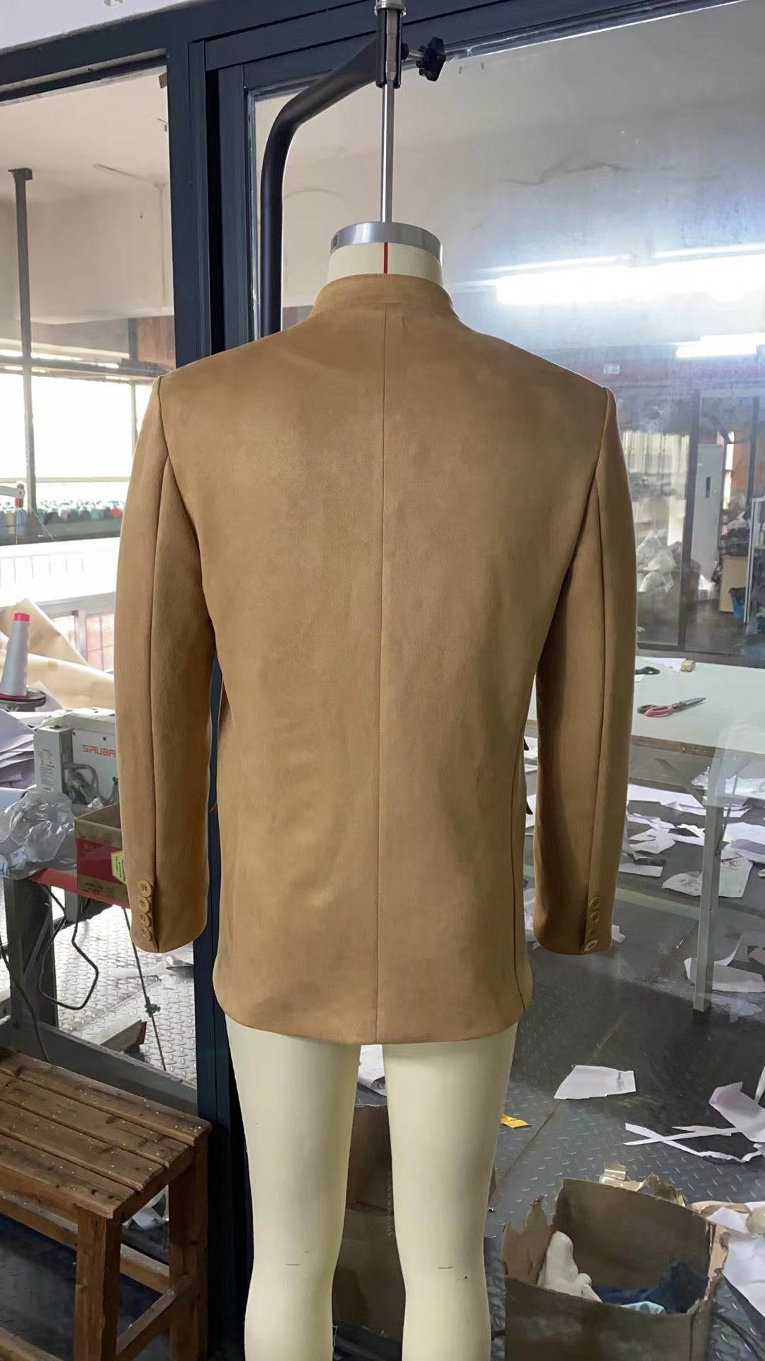 Men's Business Casual Suit Jacket Autumn Winter Fashion Commuter Daily Basic Blazer Solid Stand Collar Jacket Men's Clothing | Luxury Home Accessories | Heulog Glow