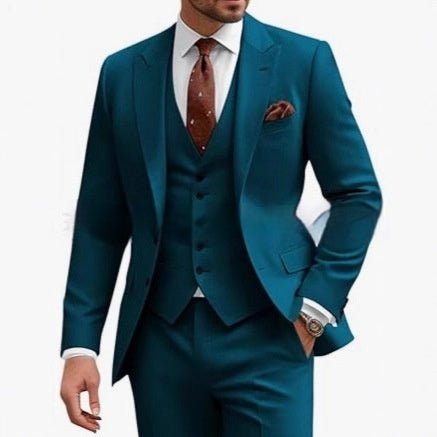 Men's Casual Business Wedding Three-piece Suit | Luxury Home Accessories | Heulog Glow