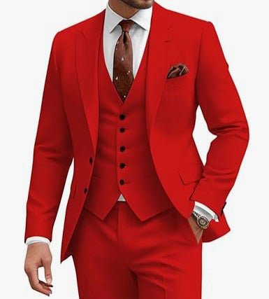 Men's Casual Business Wedding Three-piece Suit | Luxury Home Accessories | Heulog Glow