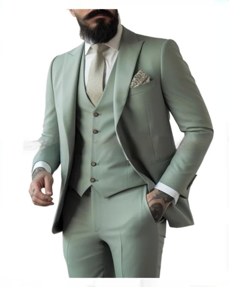 Men's Casual Business Wedding Three-piece Suit | Luxury Home Accessories | Heulog Glow