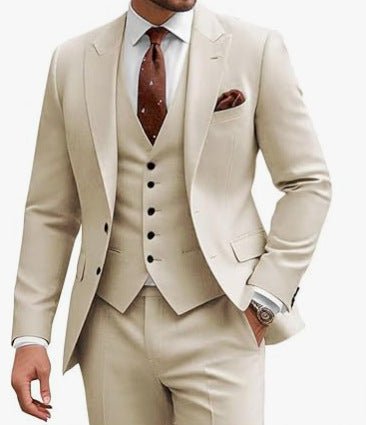 Men's Casual Business Wedding Three-piece Suit | Luxury Home Accessories | Heulog Glow