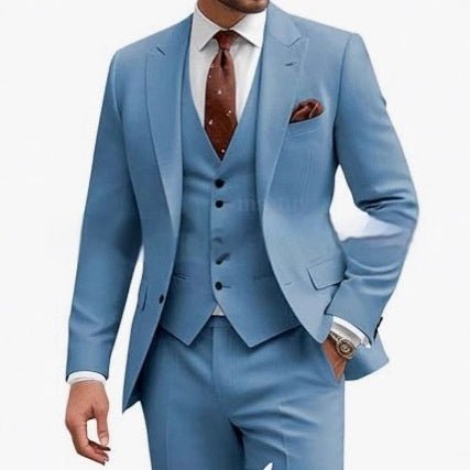 Men's Casual Business Wedding Three-piece Suit | Luxury Home Accessories | Heulog Glow