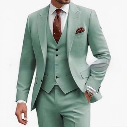 Men's Casual Business Wedding Three-piece Suit | Luxury Home Accessories | Heulog Glow