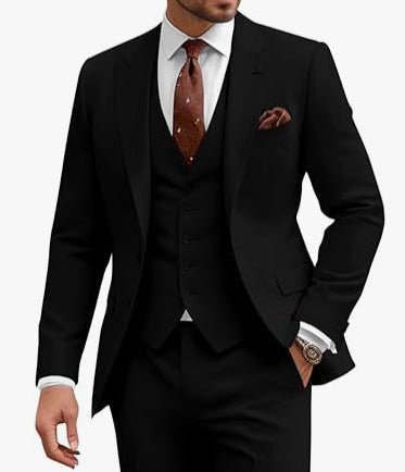 Men's Casual Business Wedding Three-piece Suit | Luxury Home Accessories | Heulog Glow