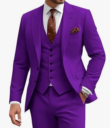 Men's Casual Business Wedding Three-piece Suit | Luxury Home Accessories | Heulog Glow