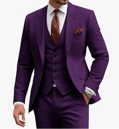 Men's Casual Business Wedding Three-piece Suit | Luxury Home Accessories | Heulog Glow