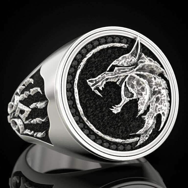 Men's Domineering Knight Silver Plated Finger Ring Day Gift | Luxury Home Accessories | Heulog Glow